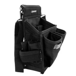 Husky Heavy-Duty 14-Pocket Electrician's Tool Belt Pouch In Black -Husky Tools Shop black husky tool belts hd00143 40 1000