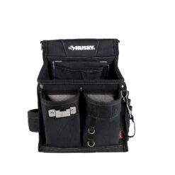 Husky Electrician's Tool Belt Pouch With Tape Measure Holder