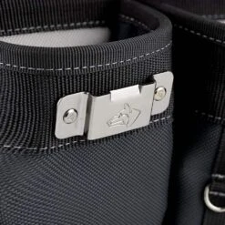 Husky Electrician's Tool Belt Pouch With Tape Measure Holder -Husky Tools Shop black husky tool belts hd00171 66 1000