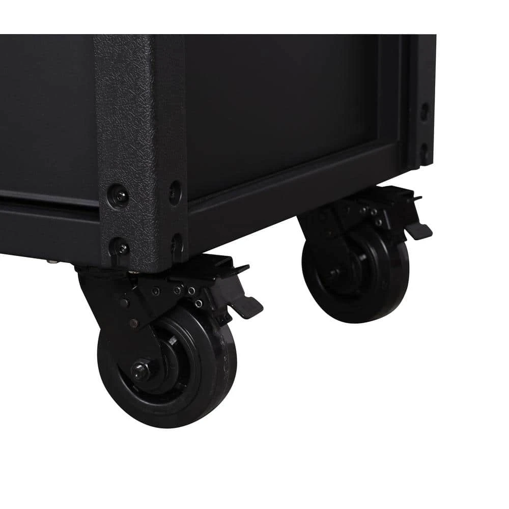 Husky Tool Storage 31 In. W 6-Drawer Black Rolling Tool Cart 12 Husky Tool Storage 31 In. W 6-Drawer Black Rolling Tool Cart - Image 10