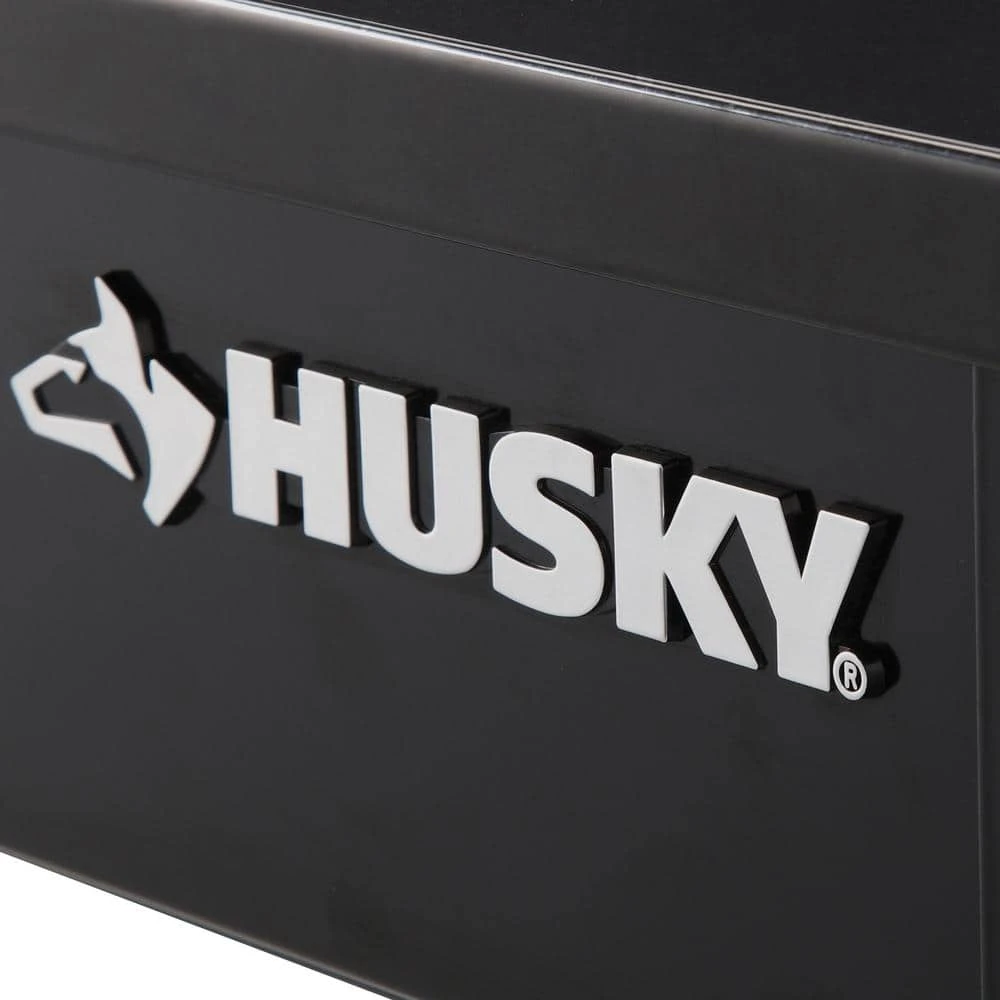 Husky Tool Storage 33 In. W Mechanics Cart With Extended Side Table And Bottle Tray 16 Husky Tool Storage 33 In. W Mechanics Cart With Extended Side Table And Bottle Tray - Image 14