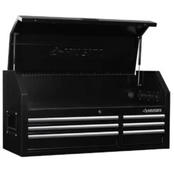 Husky 46 In. 14-Drawer Tool Chest And Cabinet Combo In Black -Husky Tools Shop black husky tool chest combos h46ch6tr8 fa 1000