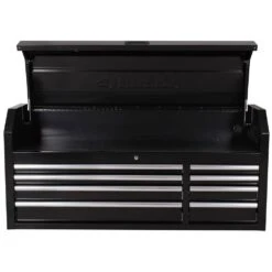Husky Modular Tool Storage 52 In. W X 16 In. D Standard Duty Black Top Tool Chest -Husky Tools Shop black husky top tool chests h52ch8mod 77 1000