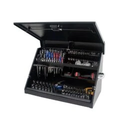 Husky Heavy-Duty 30 In. W X 15 In. D Black Steel Portable Triangle Top Chest For Sockets, Wrenches And Screwdrivers 13 Husky Heavy-Duty 30 In. W X 15 In. D Black Steel Portable Triangle Top Chest For Sockets, Wrenches And Screwdrivers -Husky Tools Shop black husky top tool chests thd30140 40 1000