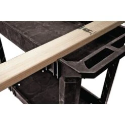 Husky 2-Tier Plastic 4-Wheeled Service Cart In Black -Husky Tools Shop black husky utility carts 12603 1f 1000