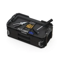 Husky Connect Stackable Portable 2 Drawer 13 Compartment Small Tools And Parts Organizer With Removable Dividers -Husky Tools Shop black modular tool storage systems 248984 40 1000