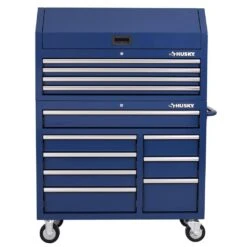 Husky Standard Duty 42 In. X 18 In. D 12-Drawer Blue Rolling Tool Chest Combo 17 Husky Standard Duty 42 In. X 18 In. D 12-Drawer Blue Rolling Tool Chest Combo -Husky Tools Shop blue husky tool chest combos h42ch4tr8blu 40 1000