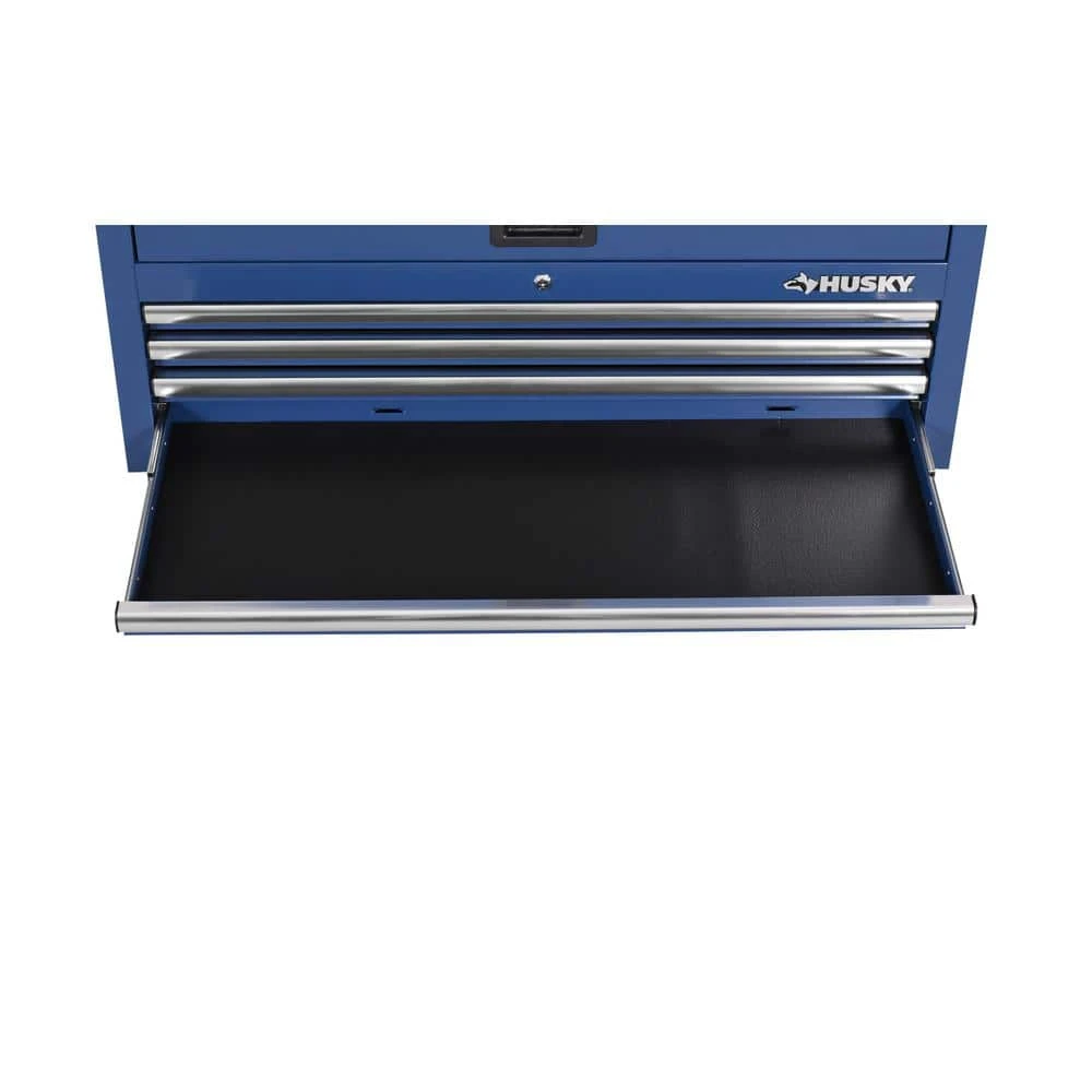 Husky Standard Duty 42 In. X 18 In. D 12-Drawer Blue Rolling Tool Chest Combo 14 Husky Standard Duty 42 In. X 18 In. D 12-Drawer Blue Rolling Tool Chest Combo - Image 12