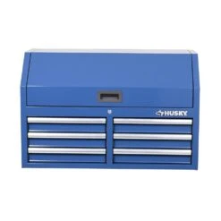Husky 36 In. 6-Drawer Blue Top Tool Chest -Husky Tools Shop blue husky top tool chests h36ch6blu 4f 1000