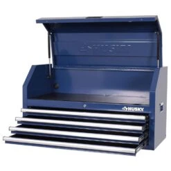 Husky Standard Duty 42 In. 4-Drawer Blue Top Tool Chest -Husky Tools Shop blue husky top tool chests h42ch4blu a0 1000