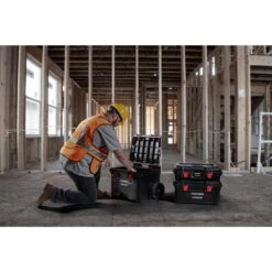 Husky Build-Out 12 In. Modular Tool Storage Waterproof Storage Bin -Husky Tools Shop clear husky small parts organizers thd2015 03 76 1000