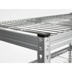 Husky 5-Tier Riveted Steel Garage Storage Shelving Unit In Silver (48 In. W X 78 In. H X 24 In. D) -Husky Tools Shop gavanised husky freestanding shelving units 426007 a0 1000