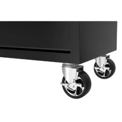 Husky Tool Storage 46 In. W X 18 In. D 9-Drawer Mobile Workbench Cabinet In Gloss Black -Husky Tools Shop gloss black husky mobile workbenches h46x18mwc9blk 76 1000