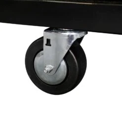 Husky 84 In. W X 18 In. D 9-Drawer Mobile Workbench With Wood Top In Gloss Black -Husky Tools Shop gloss black husky mobile workbenches hotc8409b11m 40 1000