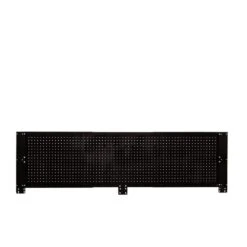 Husky 52 In. W To 72 In. W Gloss Black Adjustable Pegboard -Husky Tools Shop gloss black husky pegboards hoaa52b11 1d 1000