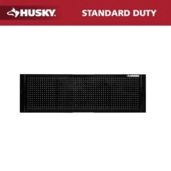 Husky 52 In. W To 72 In. W Gloss Black Adjustable Pegboard
