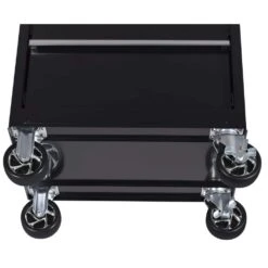 Husky Tool Storage 27 In. W X 18 In. D 5-Drawer Gloss Black Rolling Tool Cabinet -Husky Tools Shop gloss black husky tool cabinets h27tr5blk 4f 1000