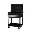 Husky Tool Storage 28 In. W Standard Duty Gloss Black Rolling Tool Utility Cart With Lift-Top -Husky Tools Shop gloss black husky tool carts h2dmc 64 1000