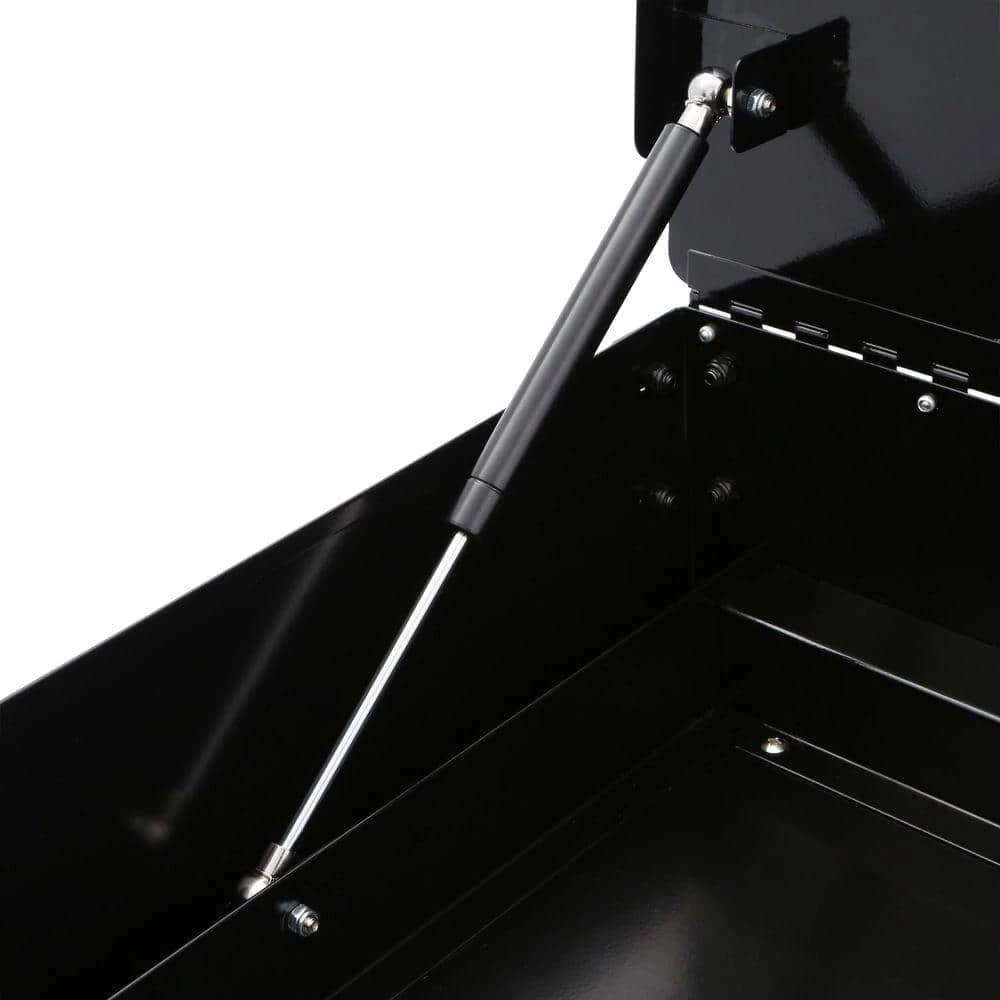 Husky Tool Storage 28 In. W Standard Duty Gloss Black Rolling Tool Utility Cart With Lift-Top 9 Husky Tool Storage 28 In. W Standard Duty Gloss Black Rolling Tool Utility Cart With Lift-Top - Image 7