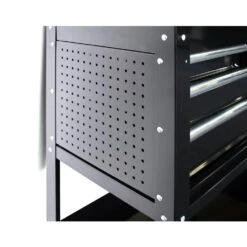 Husky 33 In. W 4-Drawer Mechanics Tool Utility Cart In Gloss Black -Husky Tools Shop gloss black husky tool carts houc3304b10 c3 1000