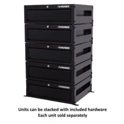Husky Modular 20 In. 1-Drawer Black Top Tool Chest -Husky Tools Shop gloss black husky top tool chests h20box1blk c3 1000