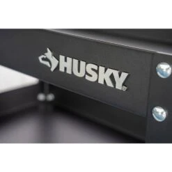 Husky 28 In. Wide 17 In. Deep 3 Tier Cart, Gloss Black -Husky Tools Shop gloss black husky utility carts houc28a3b11 44 1000