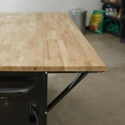 Husky 62 In. W X 36 In. D Standard Duty 12-Drawer Mobile Workbench Tool Chest With Full Length Extension Table In All Black -Husky Tools Shop gloss black with black trim husky mobile workbenches hotc6212b11m 77 1000