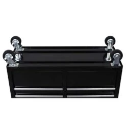 Husky 46 In. W X 18 In. D 9-Drawer Black Mobile Workbench Cabinet 17 Husky 46 In. W X 18 In. D 9-Drawer Black Mobile Workbench Cabinet -Husky Tools Shop gloss black with silver trim husky mobile workbenches h46mwc9v18 1d 1000