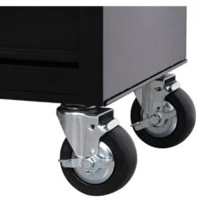 Husky 46 In. W X 18 In. D 9-Drawer Black Mobile Workbench Cabinet 25 Husky 46 In. W X 18 In. D 9-Drawer Black Mobile Workbench Cabinet -Husky Tools Shop gloss black with silver trim husky mobile workbenches h46mwc9v18 76 1000