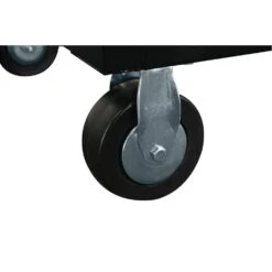 Husky 52 In. W X 24.5 In. D 9-Drawer Standard Duty Mobile Workbench Tool Chest With Solid Work Top And Pegboard In Gloss Black -Husky Tools Shop gloss black with silver trim husky mobile workbenches hotc5209b13m 1f 1000