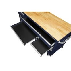 Husky Tool Storage 72 In. W Standard Duty Gloss Blue Mobile Workbench Tool Chest -Husky Tools Shop gloss blue with silver trim husky mobile workbenches hotc7218b31m 1f 1000