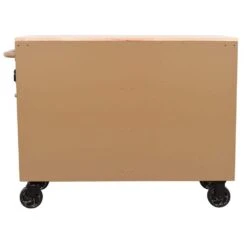 Husky Standard Duty 46 In. W X 18 In. D 9-Drawer Gloss Tan Mobile Workbench Cabinet With Solid Wood Top 18 Husky Standard Duty 46 In. W X 18 In. D 9-Drawer Gloss Tan Mobile Workbench Cabinet With Solid Wood Top -Husky Tools Shop gloss desert tan husky mobile workbenches h46x18mwc9tan 66 1000