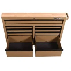 Husky Standard Duty 46 In. W X 18 In. D 9-Drawer Gloss Tan Mobile Workbench Cabinet With Solid Wood Top 19 Husky Standard Duty 46 In. W X 18 In. D 9-Drawer Gloss Tan Mobile Workbench Cabinet With Solid Wood Top -Husky Tools Shop gloss desert tan husky mobile workbenches h46x18mwc9tan c3 1000