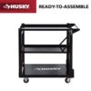 Husky 33 In. W Folding Utility Cart -Husky Tools Shop gloss husky tool carts 00069 64 1000