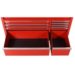 Husky 52 In. W 10-Drawer Gloss Red Mobile Workbench Cabinet With Solid Wood Top And Pegboard 25 Husky 52 In. W 10-Drawer Gloss Red Mobile Workbench Cabinet With Solid Wood Top And Pegboard -Husky Tools Shop gloss red husky mobile workbenches h52mwc10modredp 76 1000