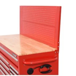 Husky 52 In. W 10-Drawer Gloss Red Mobile Workbench Cabinet With Solid Wood Top And Pegboard 20 Husky 52 In. W 10-Drawer Gloss Red Mobile Workbench Cabinet With Solid Wood Top And Pegboard -Husky Tools Shop gloss red husky mobile workbenches h52mwc10modredp c3 1000
