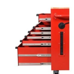 Husky 52 In. W 10-Drawer Gloss Red Mobile Workbench Cabinet With Solid Wood Top And Pegboard 24 Husky 52 In. W 10-Drawer Gloss Red Mobile Workbench Cabinet With Solid Wood Top And Pegboard -Husky Tools Shop gloss red husky mobile workbenches h52mwc10modredp fa 1000