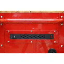 Husky 46 In. W X 18 In. D Standard Duty 5-Drawer Rolling Utility Tool Cart In Gloss Red -Husky Tools Shop gloss red husky tool carts houc4605b21m 76 1000