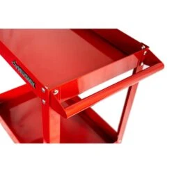 Husky 27 In Wide 18.3 In. Deep 2 Tier Cart, Gloss Red -Husky Tools Shop gloss red husky utility carts houc27a2b21 fa 1000