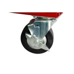 Husky 28 In. 3 Tier Cart, Gloss Red -Husky Tools Shop gloss red husky utility carts houc28a3b21 44 1000