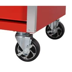 Husky Tool Storage 52 In. W X 25 In. D 10-Drawer Standard Duty Gloss Red Mobile Workbench Tool Chest -Husky Tools Shop gloss red with silver trim husky mobile workbenches h52mwc10red 76 1000