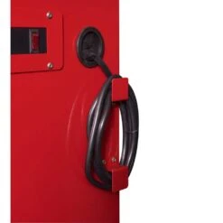 Husky 52 In. W X 24.5 In. D 9-Drawer Standard Duty Mobile Workbench Tool Chest With Solid Work Top And Pegboard In Gloss Red -Husky Tools Shop gloss red with silver trim husky mobile workbenches hotc5209b23m 1f 1000