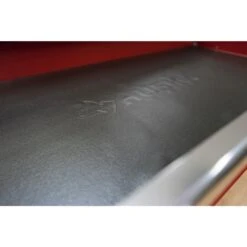 Husky 52 In. W X 24.5 In. D 9-Drawer Standard Duty Mobile Workbench Tool Chest With Solid Work Top And Pegboard In Gloss Red -Husky Tools Shop gloss red with silver trim husky mobile workbenches hotc5209b23m 76 1000