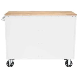 Husky Tool Storage 46 In. W X 18 In. D 9-Drawer Gloss White Mobile Workbench Cabinet -Husky Tools Shop gloss white husky mobile workbenches h46x18mwc9wht 77 1000