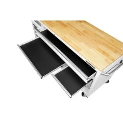 Husky Tool Storage 72 In. W Standard Duty Gloss White Mobile Workbench Tool Chest -Husky Tools Shop gloss white with silver trim husky mobile workbenches hotc7218bj1m 1f 1000