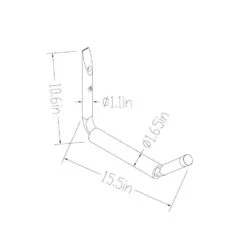 Husky Heavy-Duty Padded Arm Hanger -Husky Tools Shop gray black husky garage storage hooks 861655 66 1000