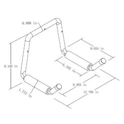 Husky Double Arm Super Hook -Husky Tools Shop gray black husky garage storage hooks 861665 1d 1000