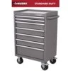 Husky Standard-Duty 27 In. 7-Drawer Gray Rolling Tool Cabinet -Husky Tools Shop gray husky tool cabinets h27tr5gry 64 1000
