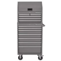 Husky Tool Storage 27 In. W Standard Duty Gray Tool Chest Combo -Husky Tools Shop gray husky tool chest combos h27ch5tr7gry g3 40 1000