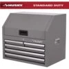 Husky Standard-Duty 26 In. 5-Drawer Gray Steel Top Tool Chest -Husky Tools Shop gray husky top tool chests h26ch5gry 64 1000